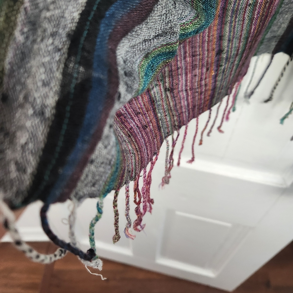 Multicolor Striped Scarf - Picture 3 of 4